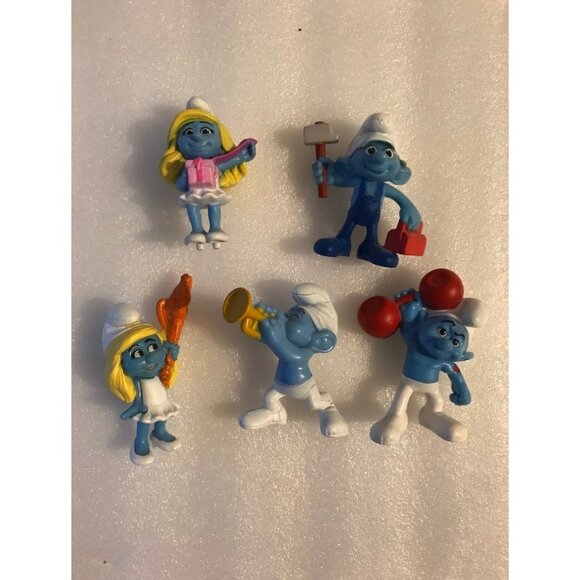 The smurfs 2013 payo mcdonalds action figures - Picture 1 of 8